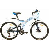 Велосипед Pioneer Odyssey 26"/16" white/black/blue